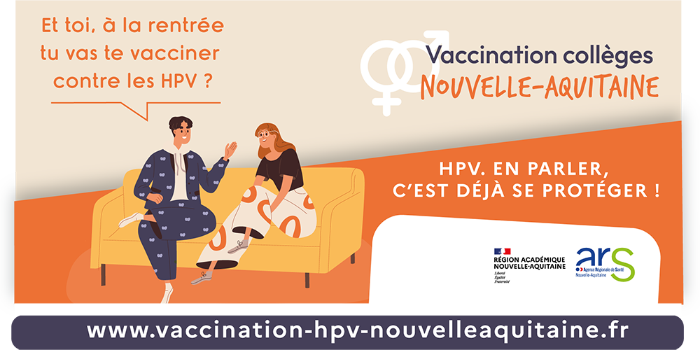 Lire la suite à propos de l’article Campagne de vaccination – HPV – Octobre 2023