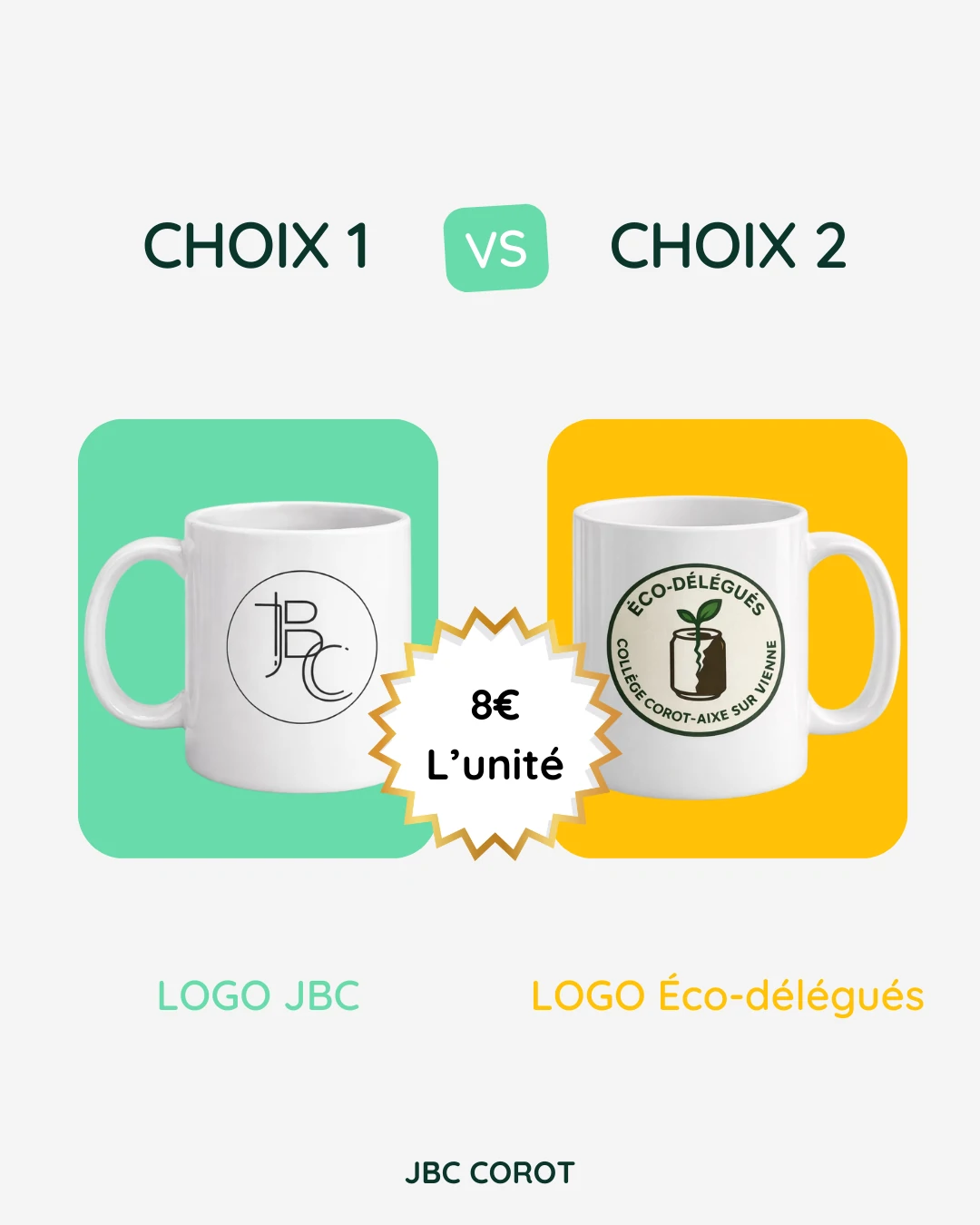 Lire la suite à propos de l’article Vente de tasses et gourdes